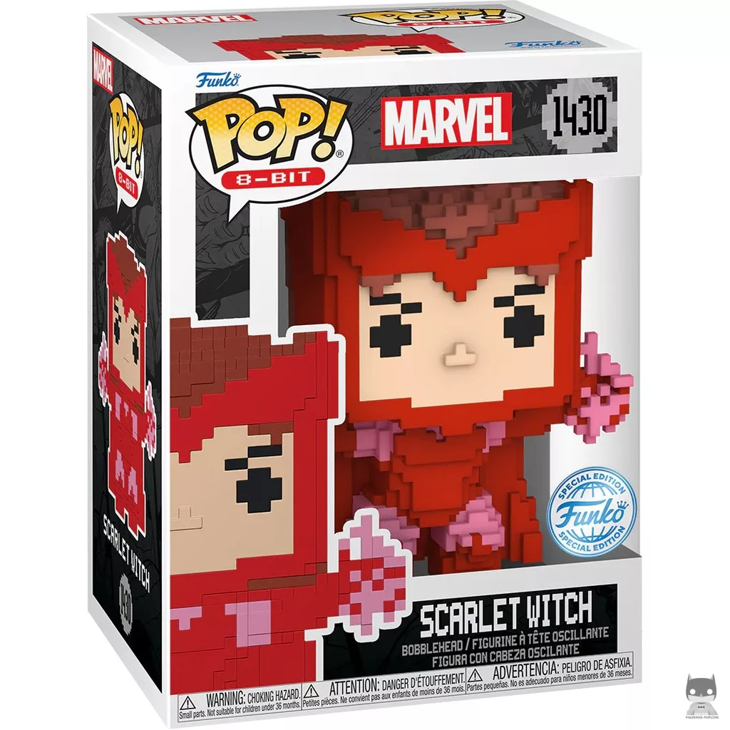 Scarlet Witch (8-Bit) Funko Pop! figure in its box