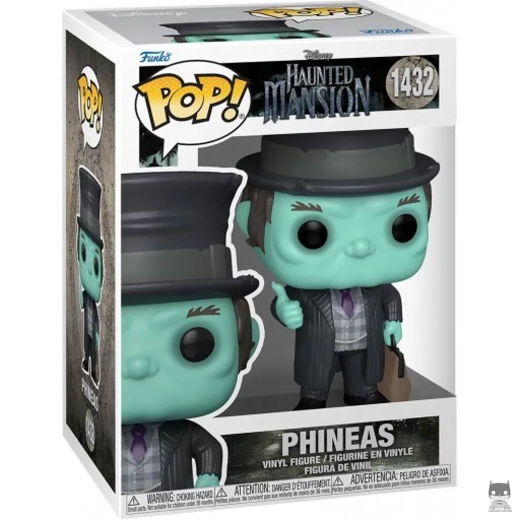 Phineas Funko Pop! figure in its box