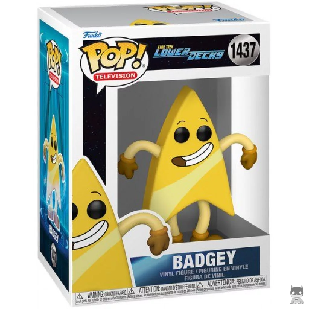 Badgey Funko Pop! figure in its box