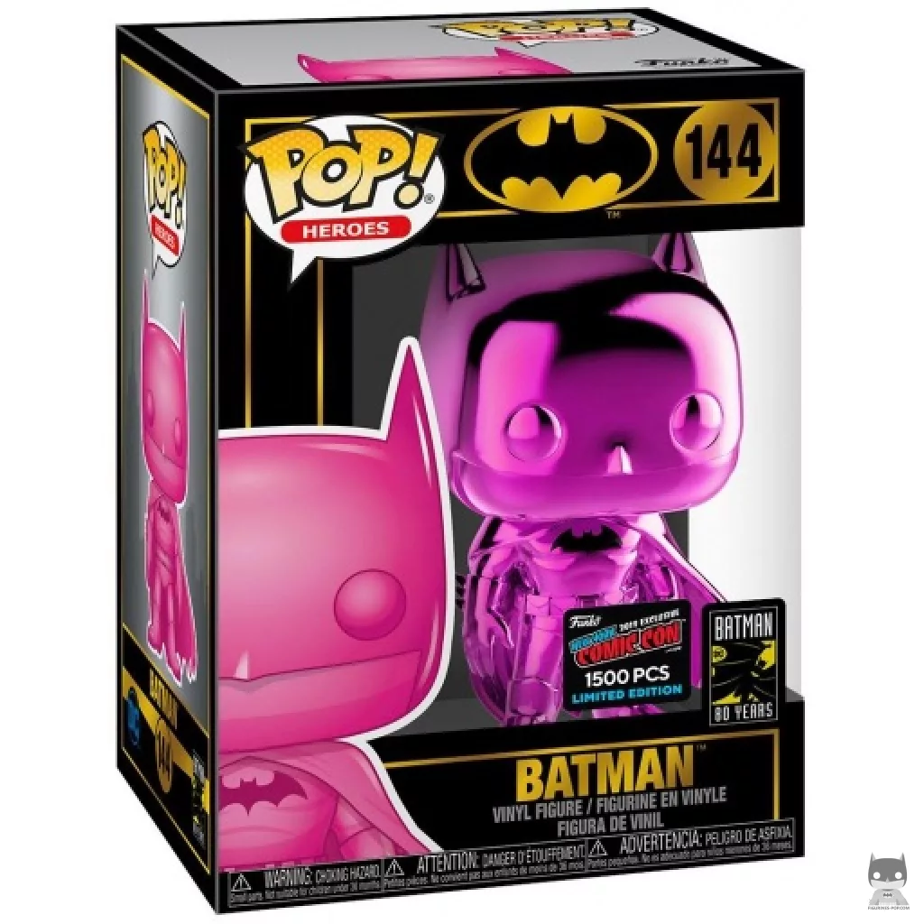 Batman (Pink) Funko Pop! figure in its box
