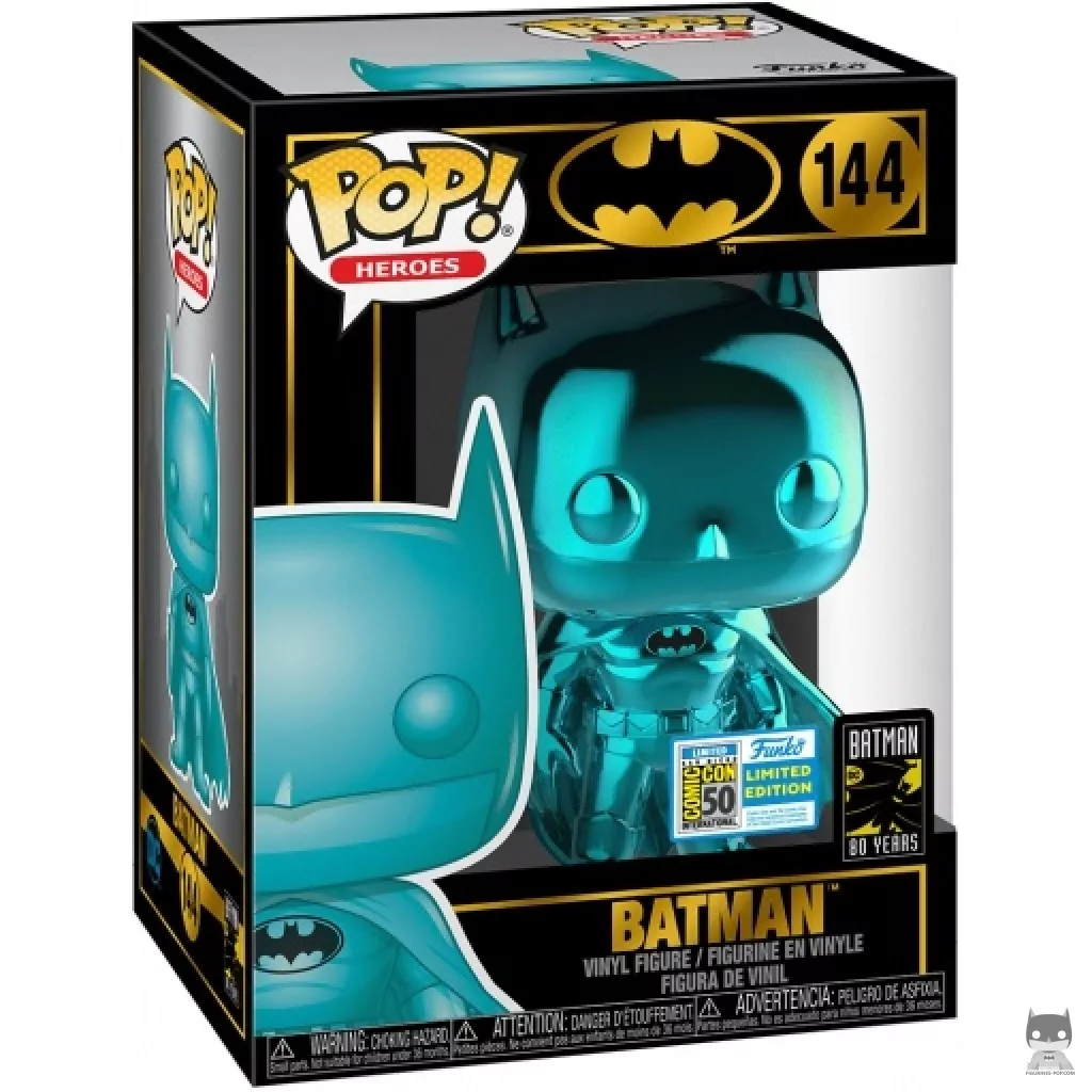 Batman (Teal) Funko Pop! figure in its box