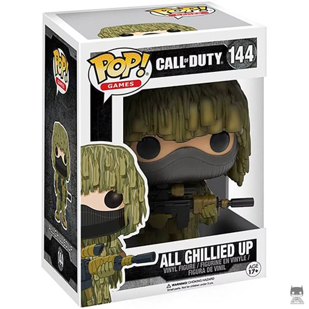 All Ghillied Up Funko Pop! figure in its box