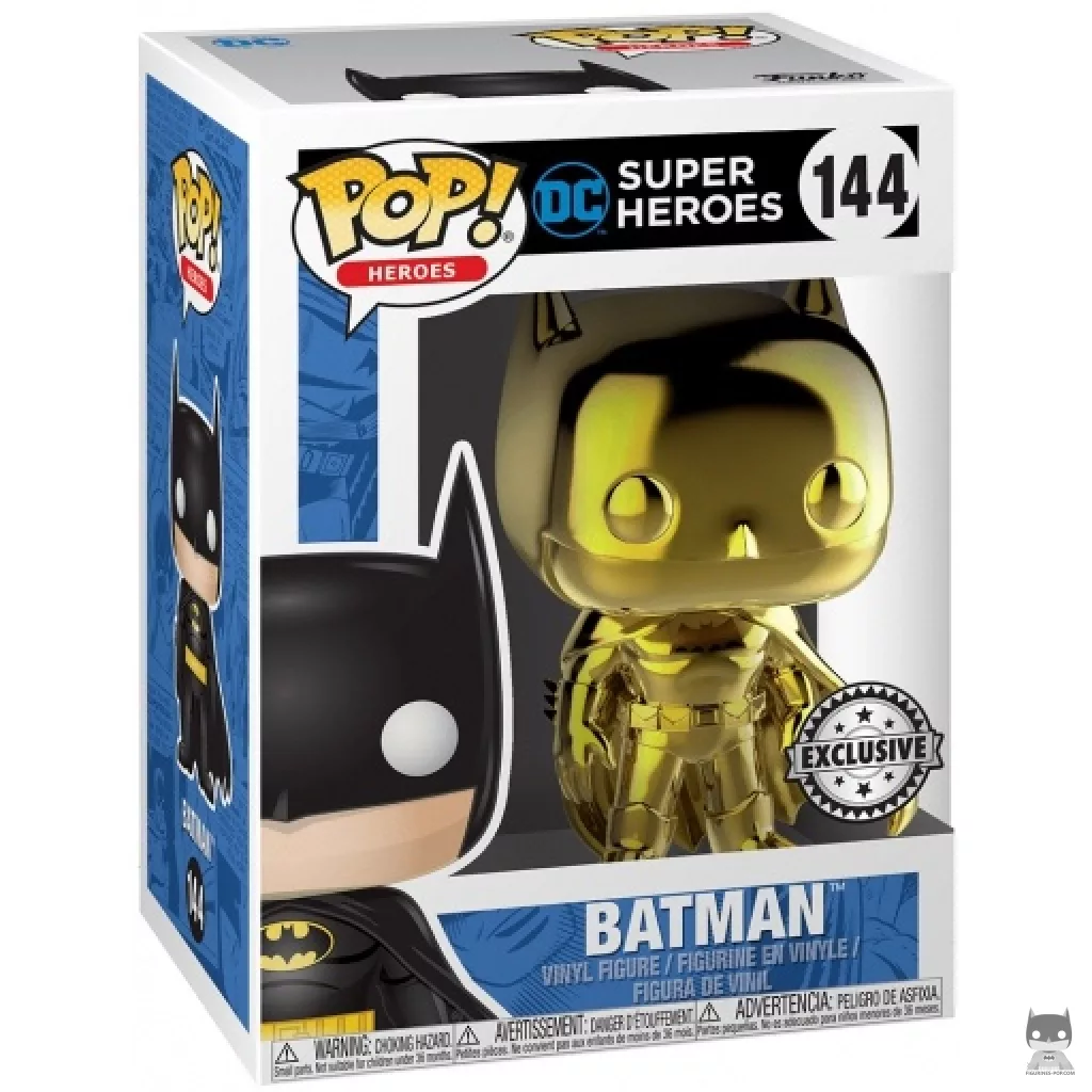 Batman (Gold) Funko Pop! figure in its box