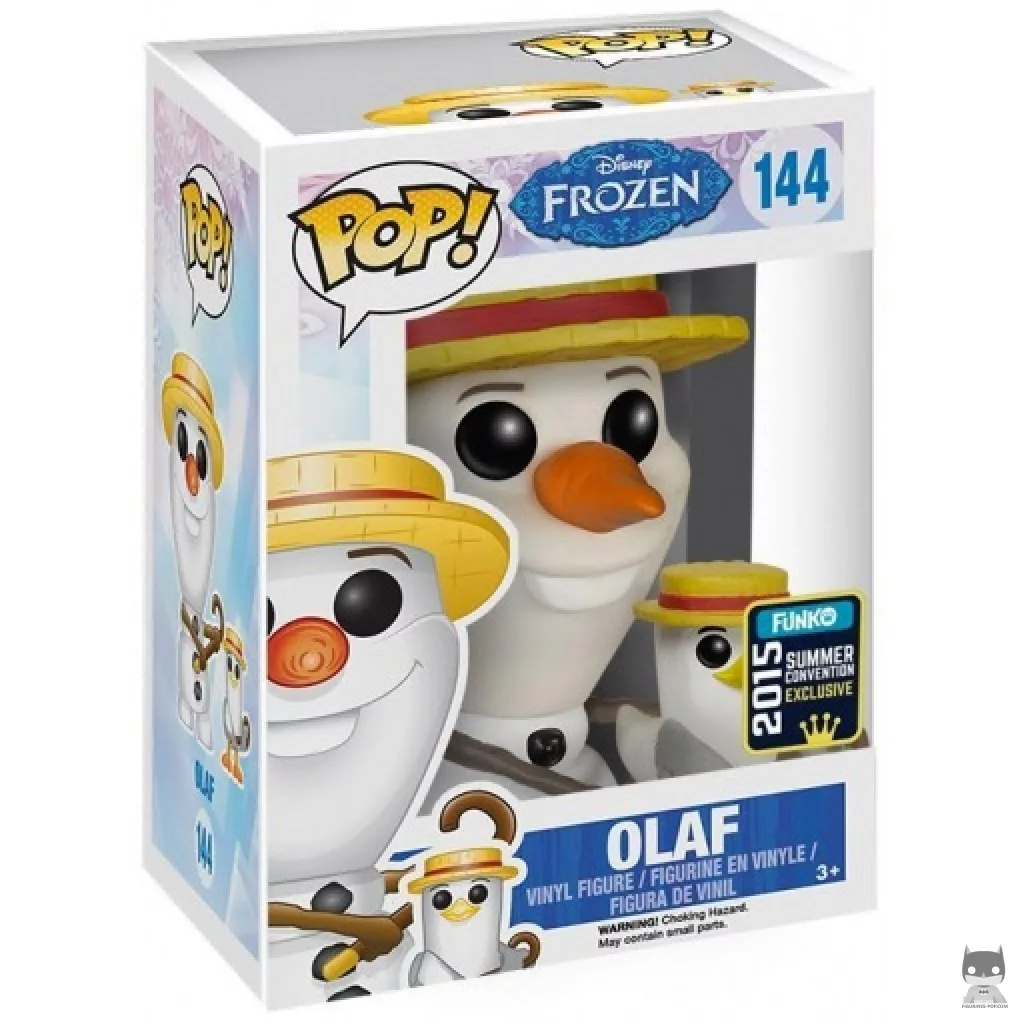 Olaf with Hat and Cane Funko Pop! figure in its box
