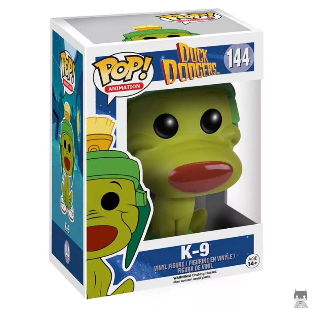 K-9 Funko Pop! figure in its box