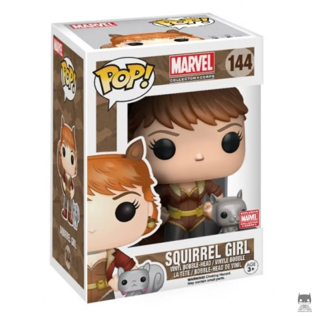 Squirrel Girl Funko Pop! figure in its box