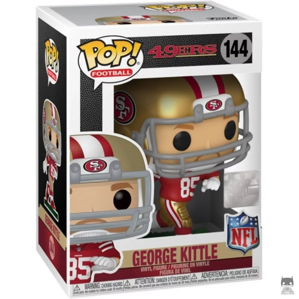 George Kittle Funko Pop! figure in its box