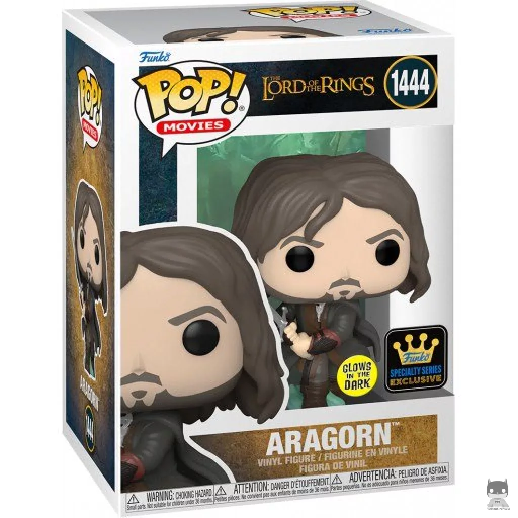 Aragorn (Glow in the Dark) Funko Pop! figure in its box