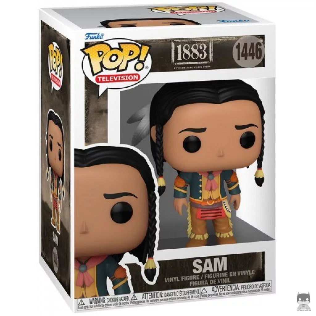 Sam Funko Pop! figure in its box