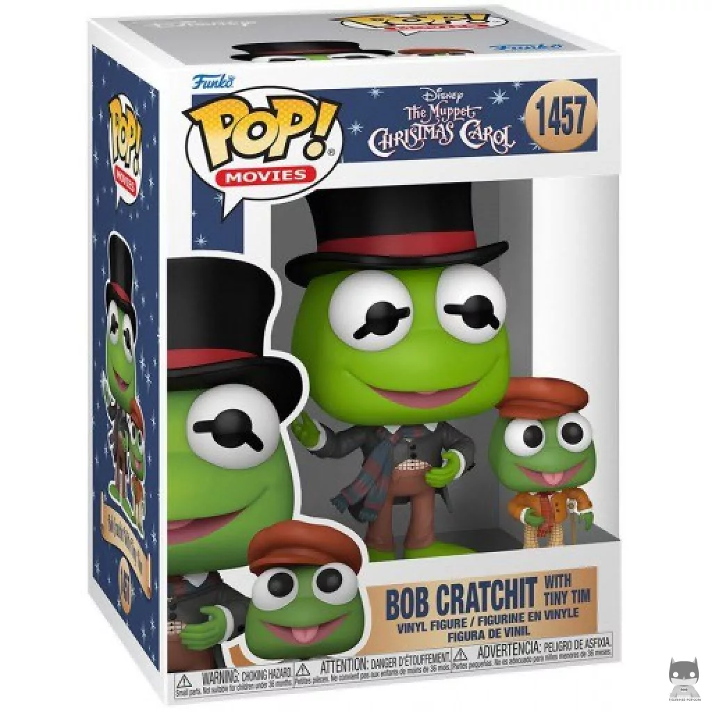 Bob Cratchit with Tiny Tim Funko Pop! figure in its box
