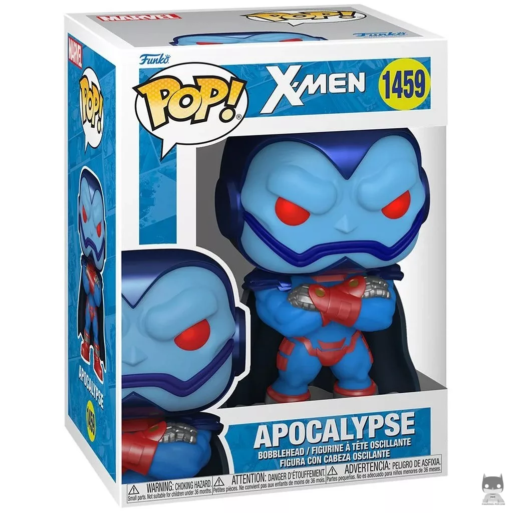 Apocalypse Funko Pop! figure in its box