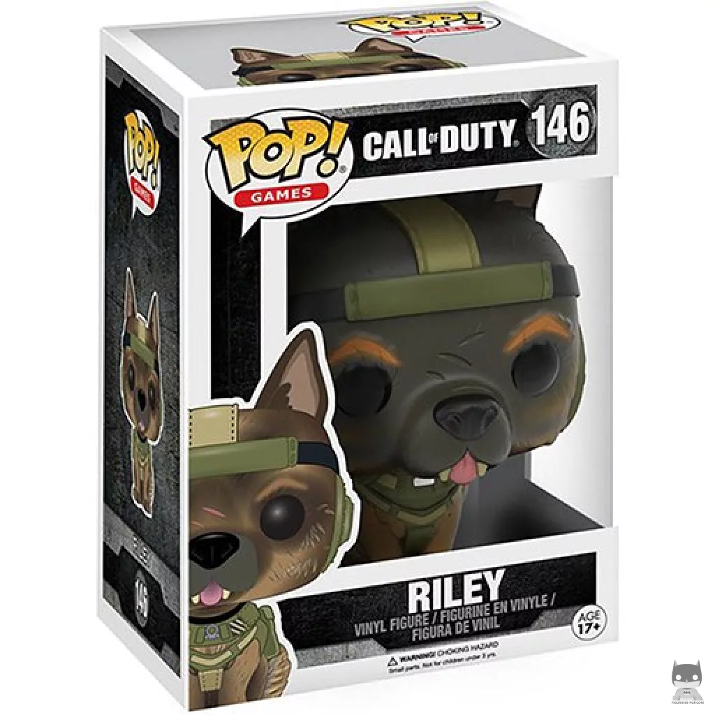 Riley Funko Pop! figure in its box