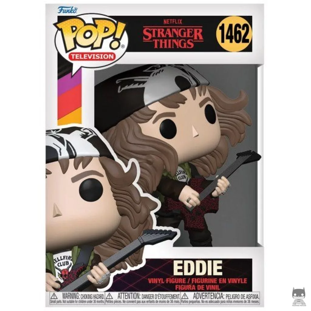 Eddie Funko Pop! figure in its box