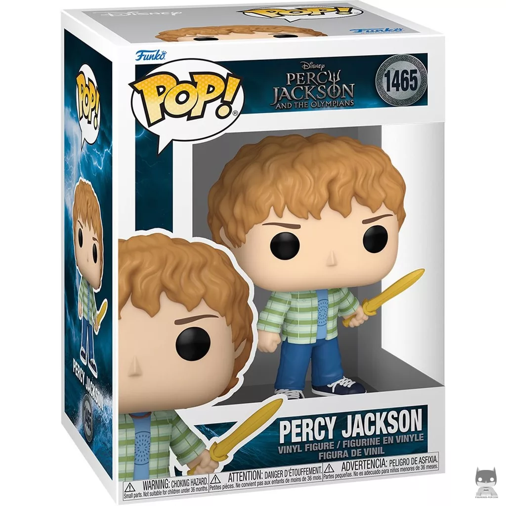 Percy Jackson with Riptide Funko Pop! figure in its box