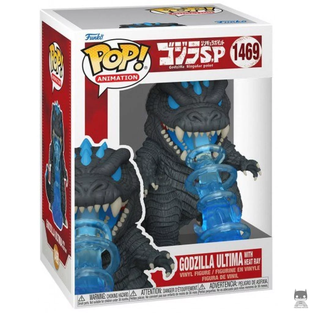 Godzilla Ultima with Heat Ray Funko Pop! figure in its box