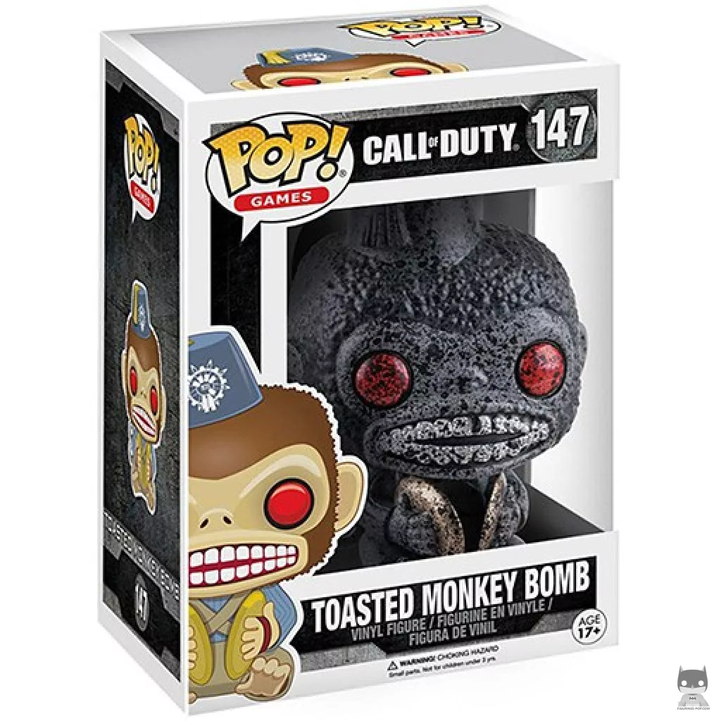 Toasted Monkey Bomb Funko Pop! figure in its box