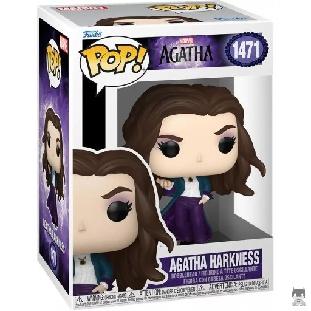 Agatha Harkness Funko Pop! figure in its box