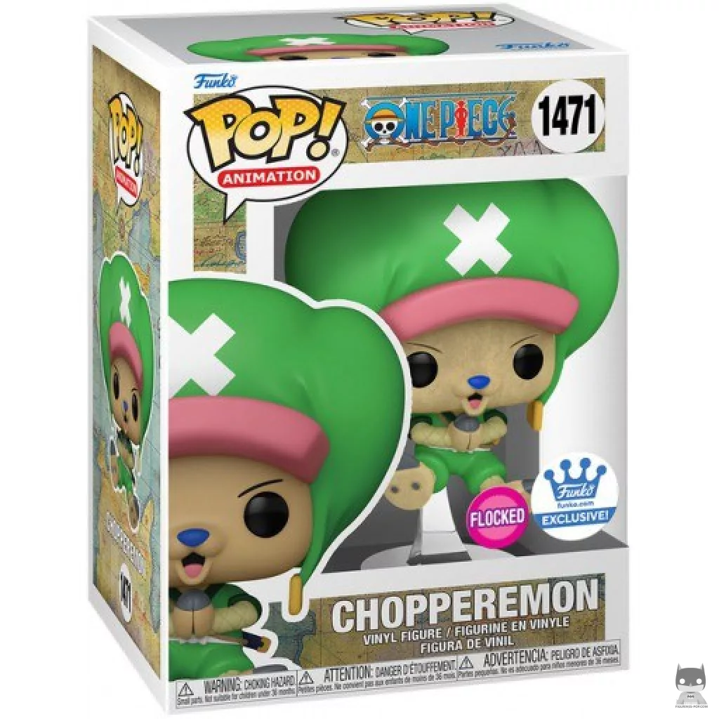 Chopperemon (Flocked) Funko Pop! figure in its box