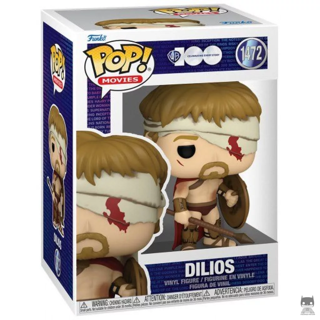 Dilios (300) Funko Pop! figure in its box