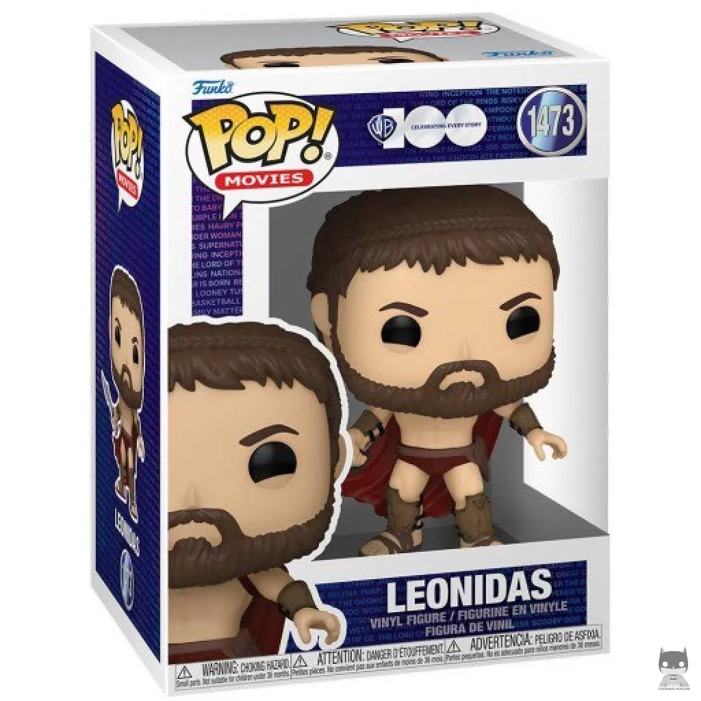 Leonidas (300) Funko Pop! figure in its box