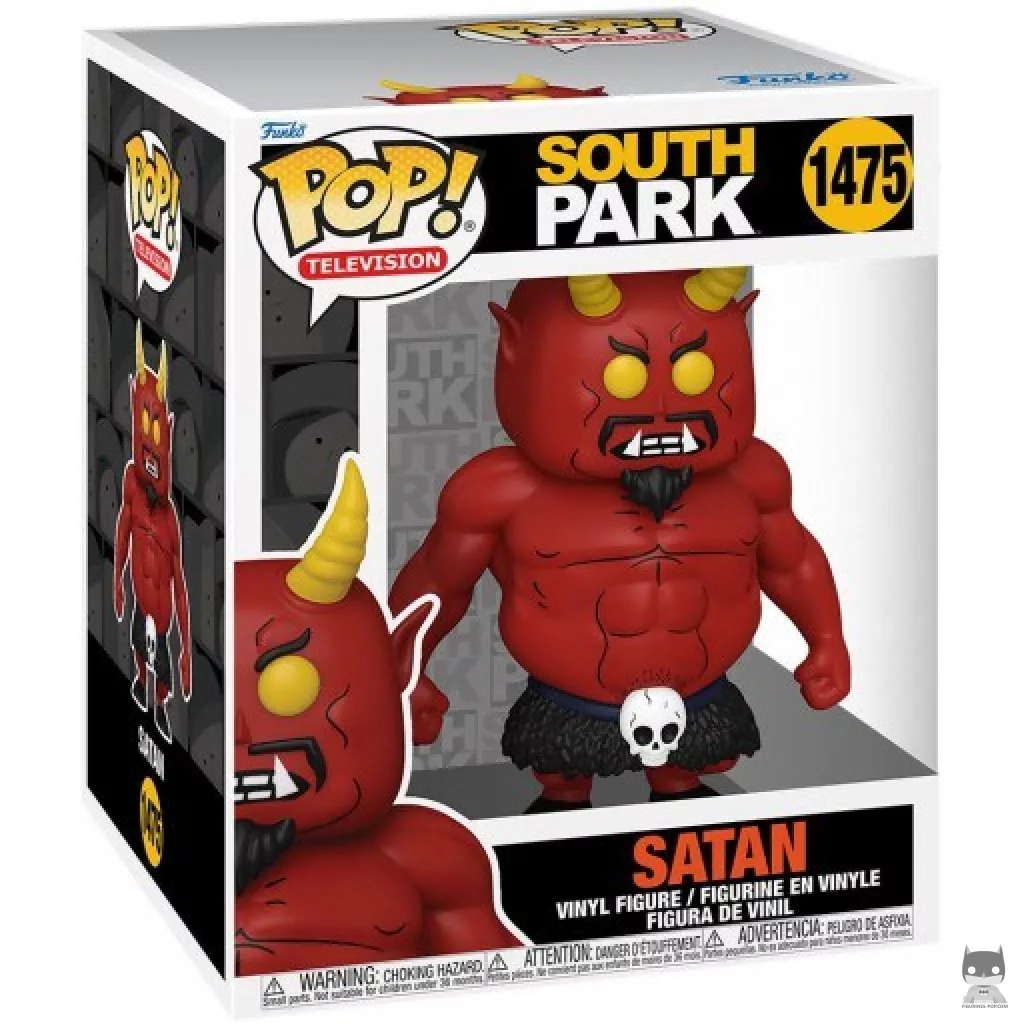 Satan (Supersized) Funko Pop! figure in its box