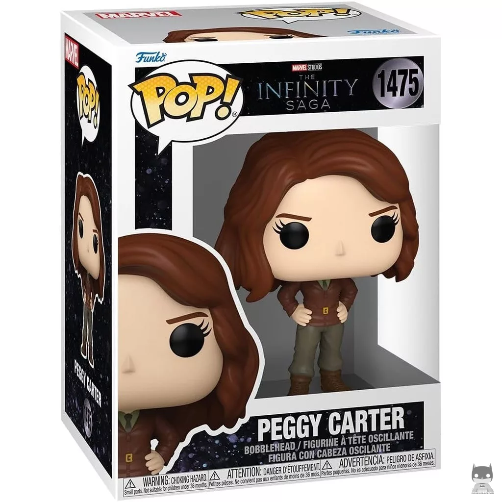 Peggy Carter Funko Pop! figure in its box
