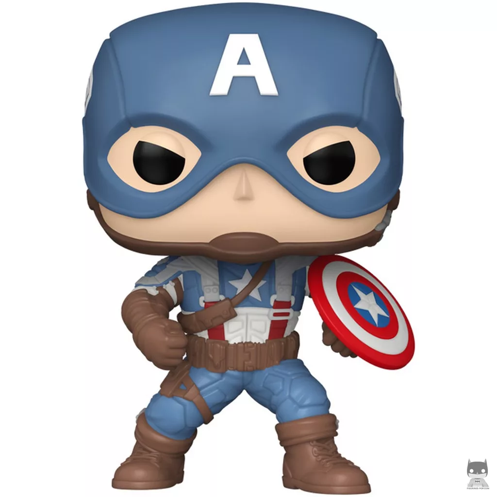 Captain America with Helmet (The First Avenger) Funko Pop! figure (The Infinity Saga)