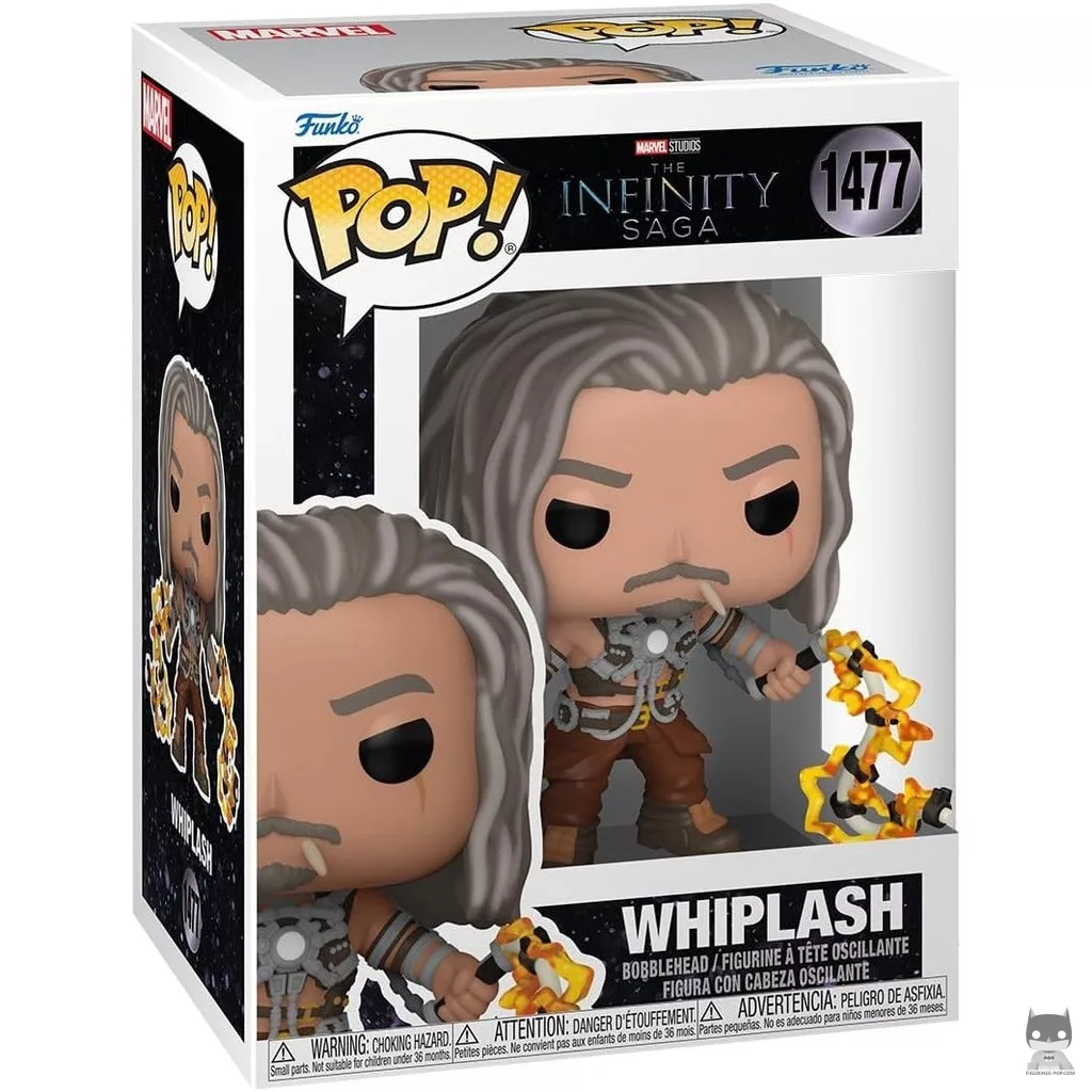 Whiplash Funko Pop! figure in its box