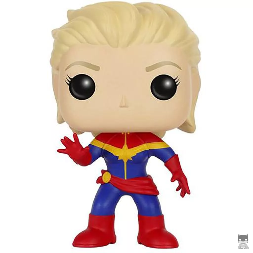 Captain Marvel (Unmasked) Funko Pop! figure (Marvel Comics)