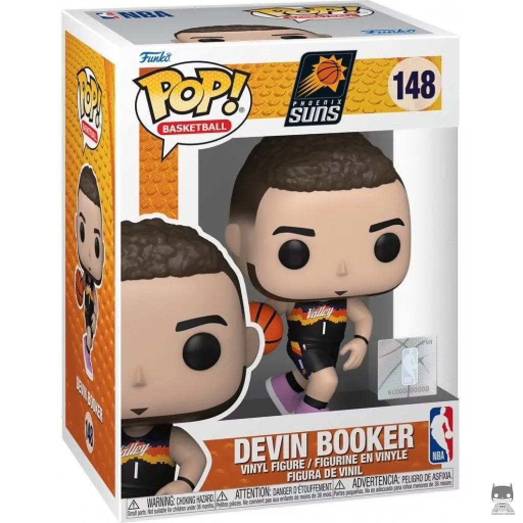 Devin Booker Funko Pop! figure in its box