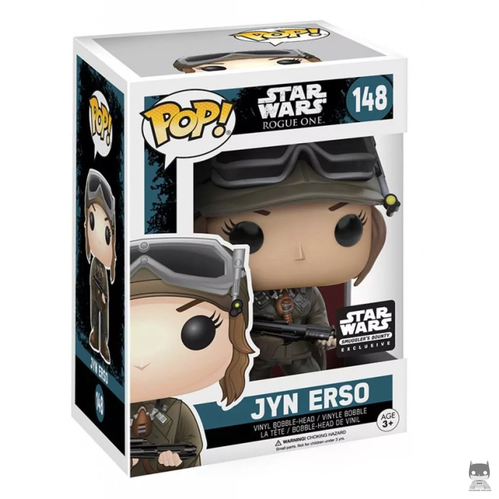 Jyn Erso Funko Pop! figure in its box