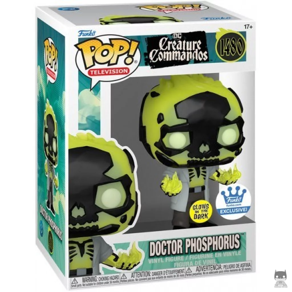 Doctor Phosphorus (Glow in the Dark) Funko Pop! figure in its box