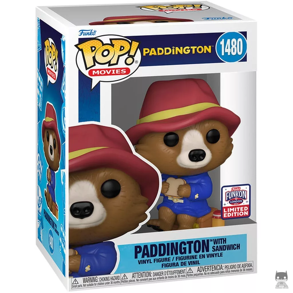 Paddington with Sandwich Funko Pop! figure in its box