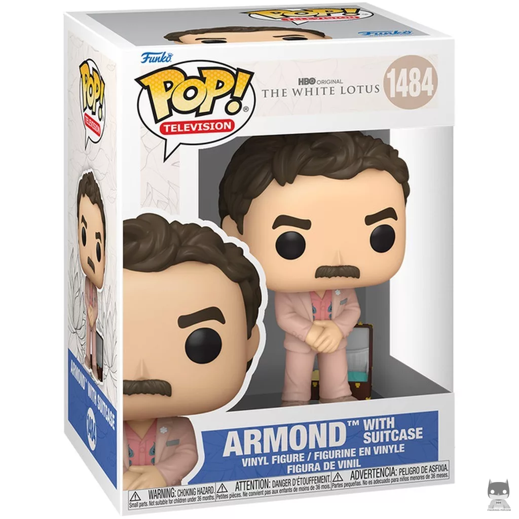 Armond with suitcase Funko Pop! figure in its box