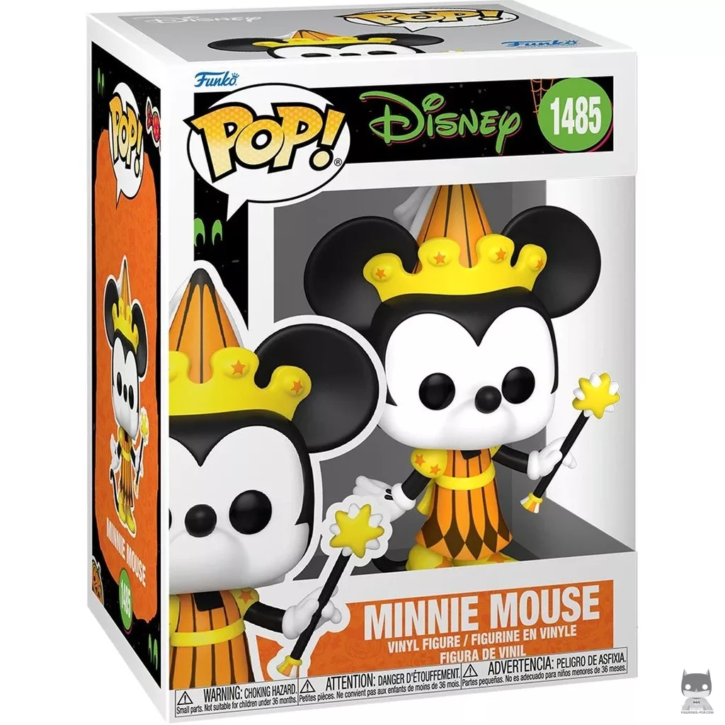 Minnie Mouse in princess costume Funko Pop! figure in its box