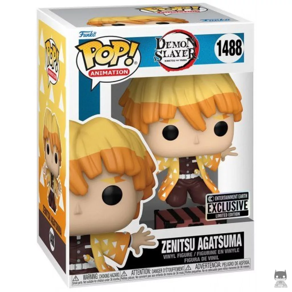 Zenitsu Agatsuma Funko Pop! figure in its box