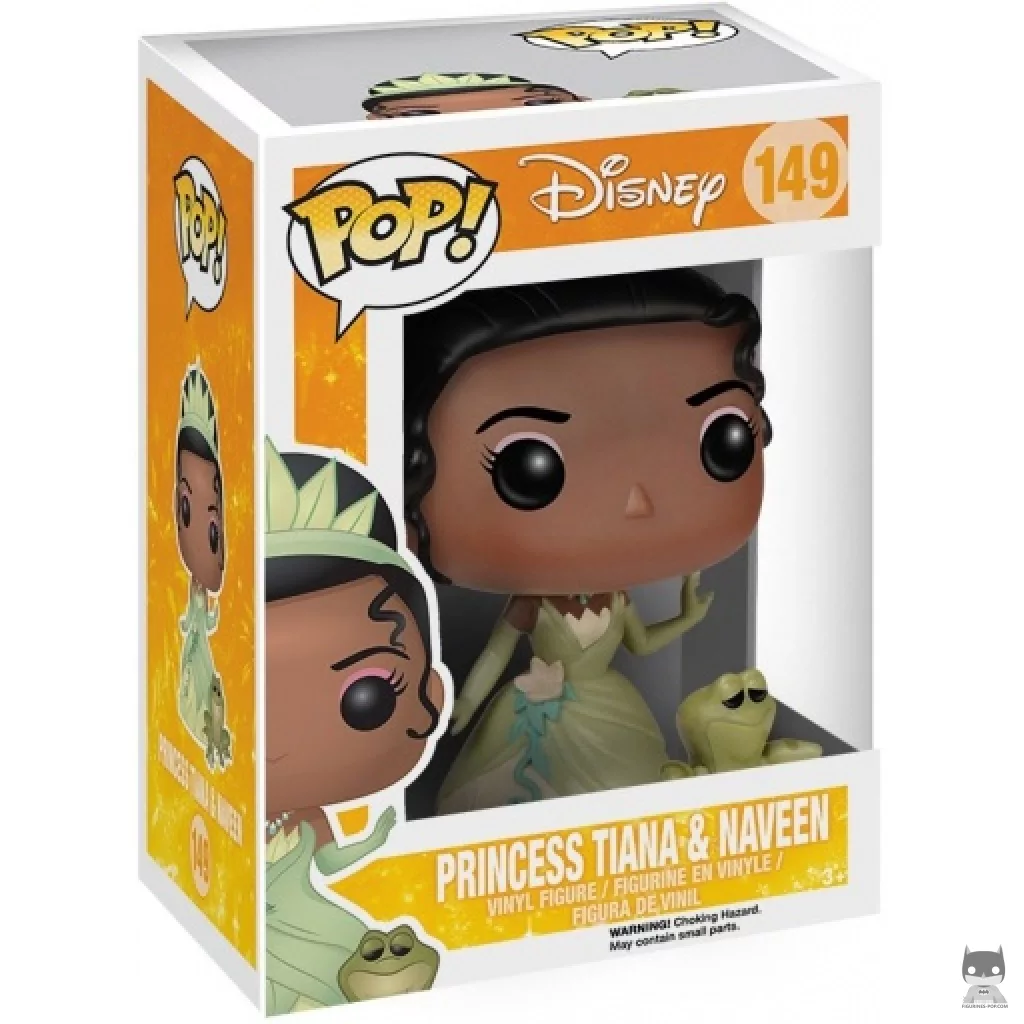 Princess Tiana & Naveen Funko Pop! figure in its box