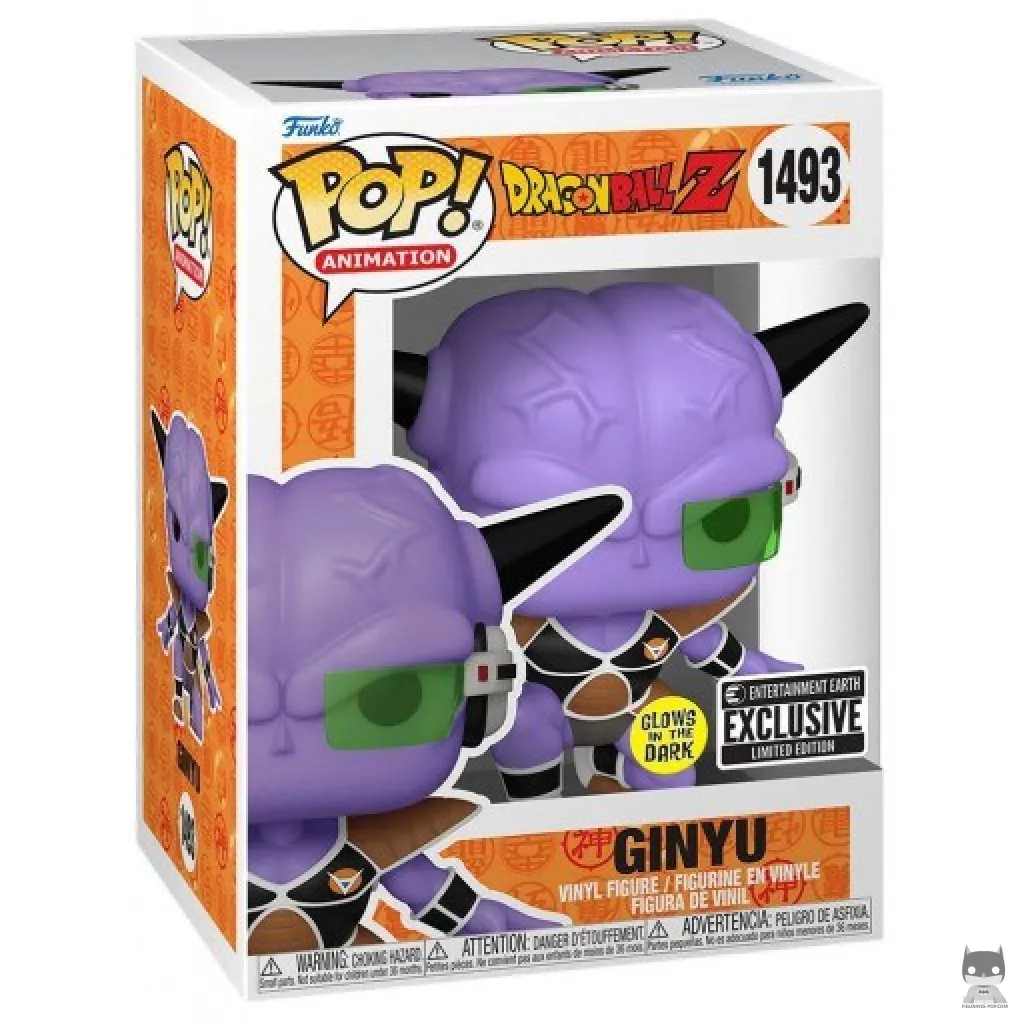 Ginyu (Glow in the Dark) Funko Pop! figure in its box
