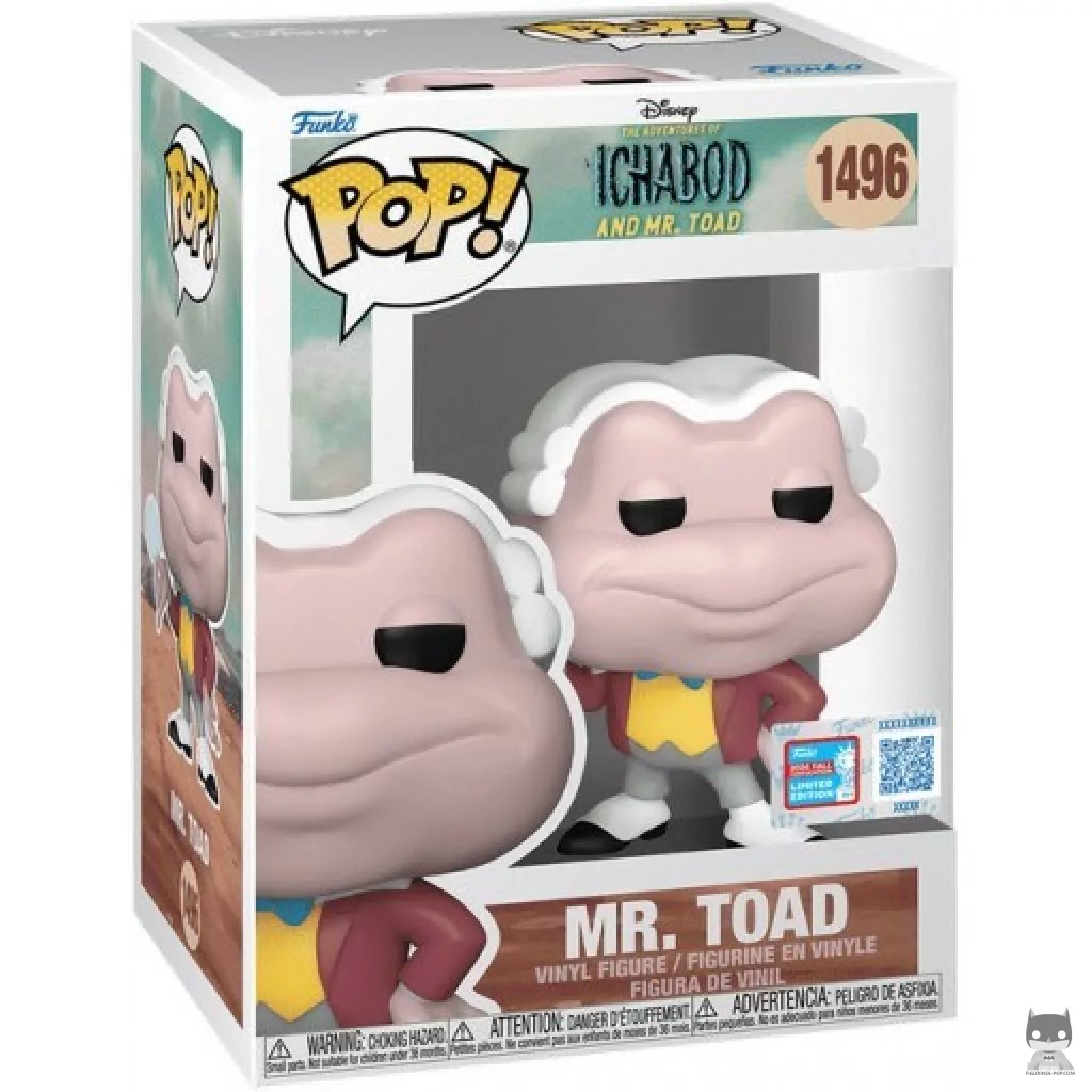 Mr. Toad Funko Pop! figure in its box