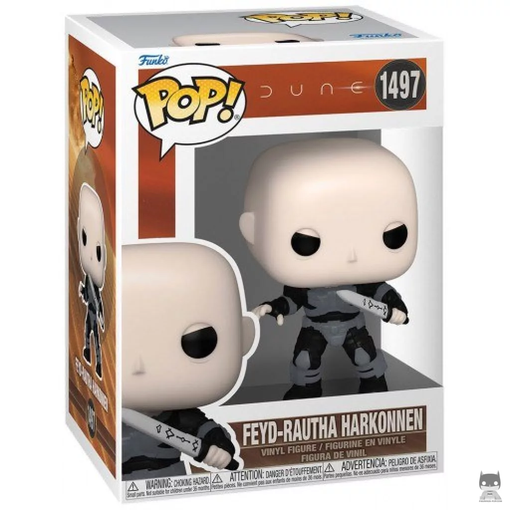 Feyd-Rautha Harkonnen Funko Pop! figure in its box