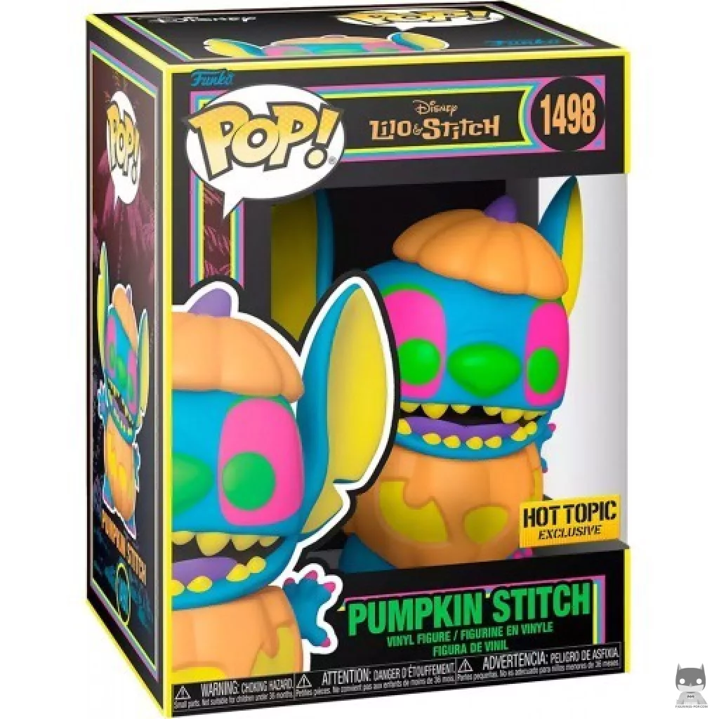 Pumpkin Stitch (Black Light) Funko Pop! figure in its box