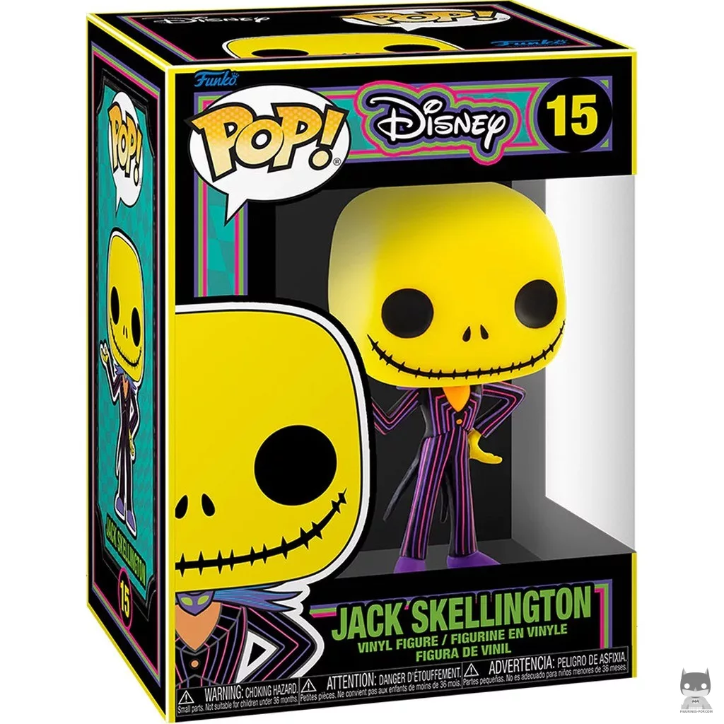 Jack Skellington (Blacklight) Funko Pop! figure in its box