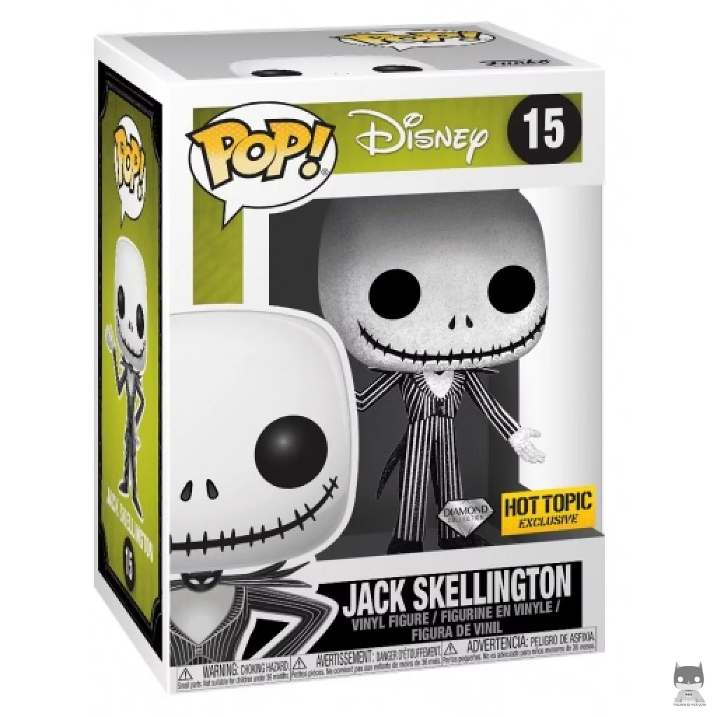 Jack Skellington (Diamond Glitter) Funko Pop! figure in its box