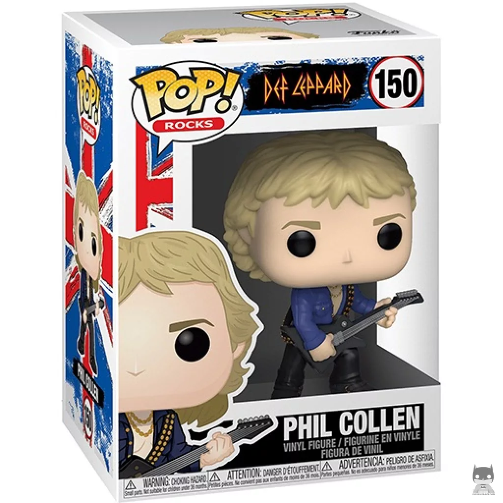 Phil Collen Funko Pop! figure in its box