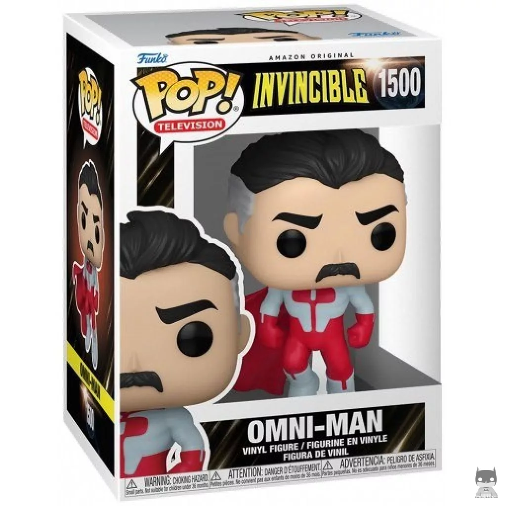 Omni-Man Funko Pop! figure in its box