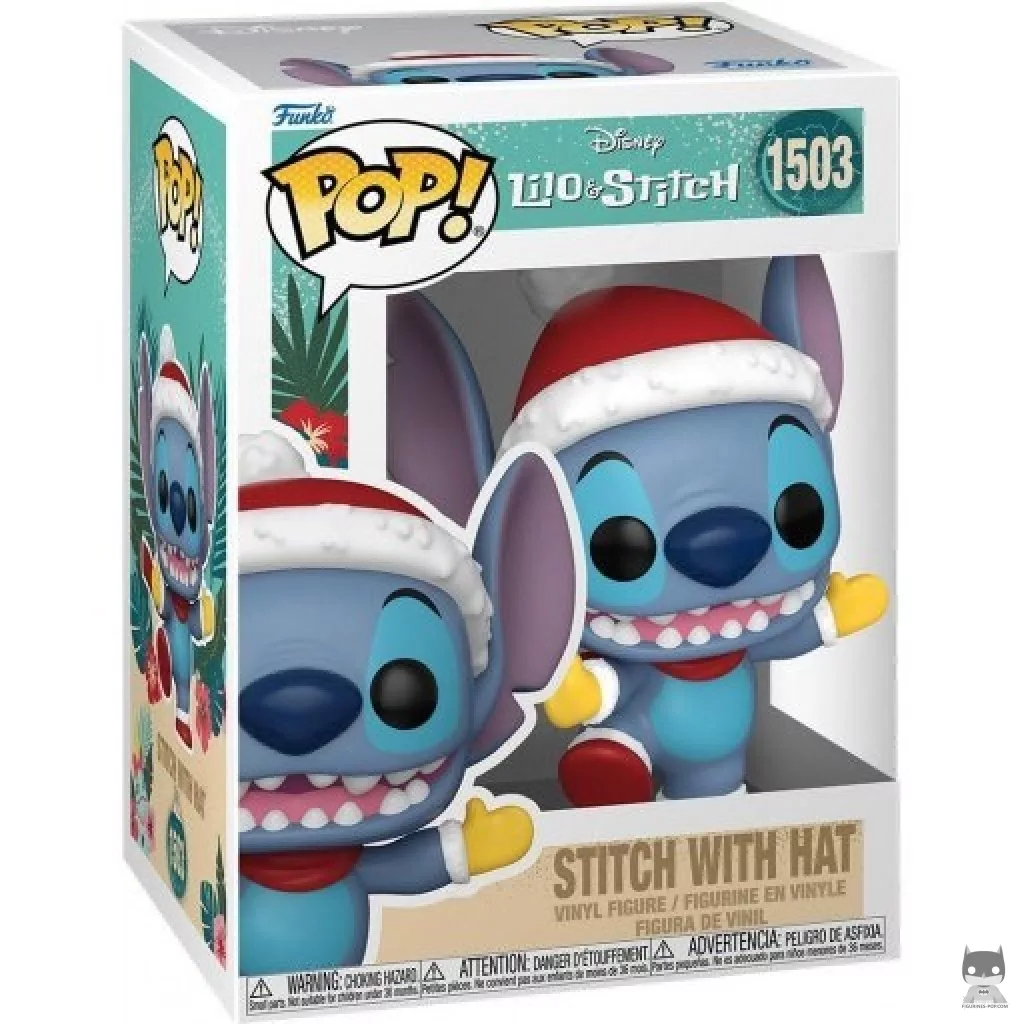 Stitch with Hat Funko Pop! figure in its box