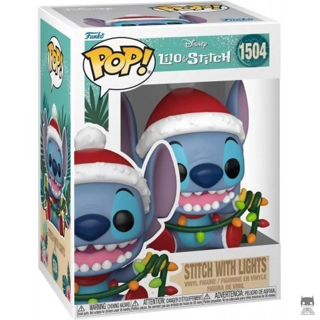 Stitch with Lights Funko Pop! figure in its box