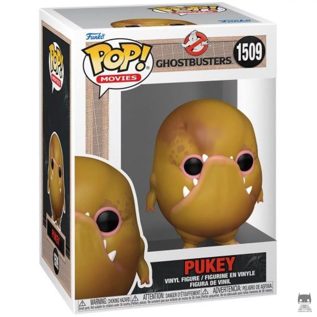 Pukey Funko Pop! figure in its box