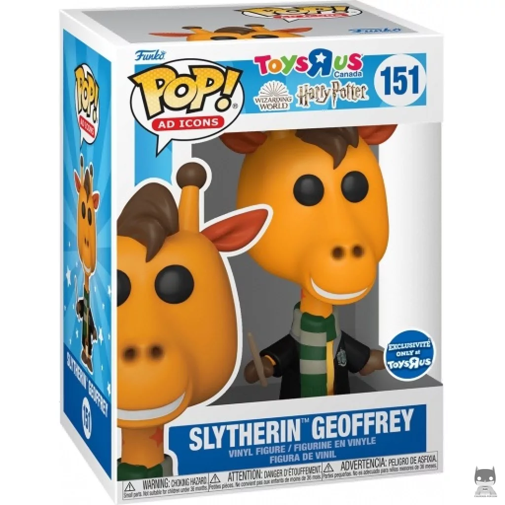 Slytherin Geoffrey Funko Pop! figure in its box