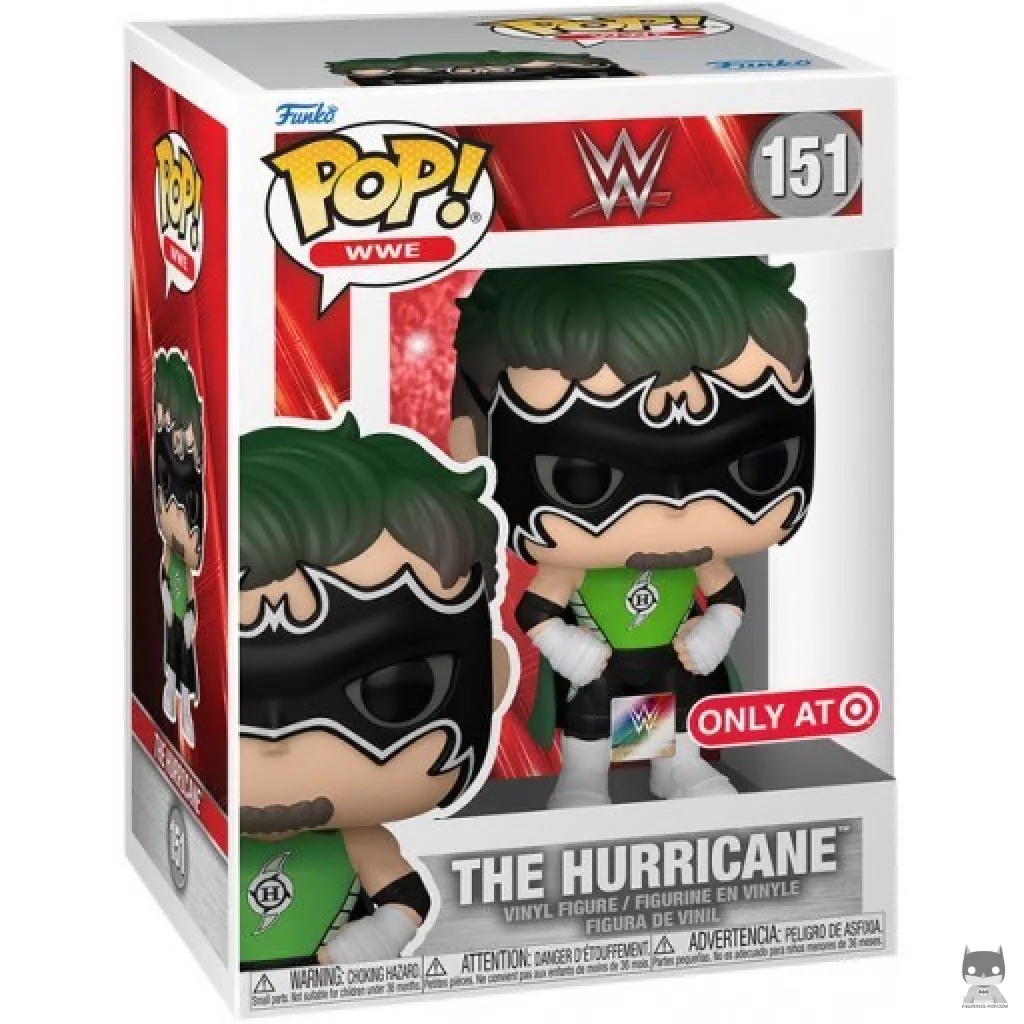 The Hurricane Funko Pop! figure in its box
